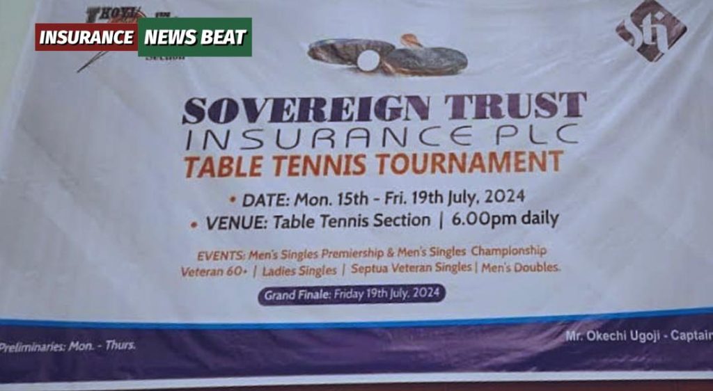 Sovereign Trust Insurance Plc Announces Annual Table Tennis Tournament at Ikoyi Club 1938